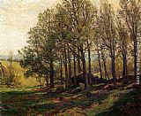 Hugh Bolton Jones Canvas Paintings - Maples in Spring